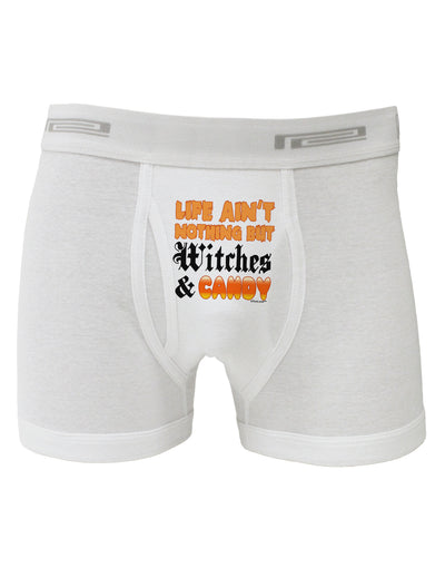 TooLoud Witches and Candy Color Boxer Briefs-Boxer Briefs-TooLoud-White-Small-Davson Sales