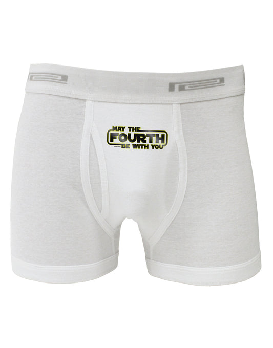 May The Fourth Be With You Boxer Briefs-Boxer Briefs-TooLoud-White-Small-Davson Sales