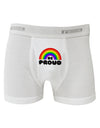 TooLoud Rainbow - Be Proud Gay Pride Boxer Briefs-Boxer Briefs-TooLoud-White-Small-Davson Sales