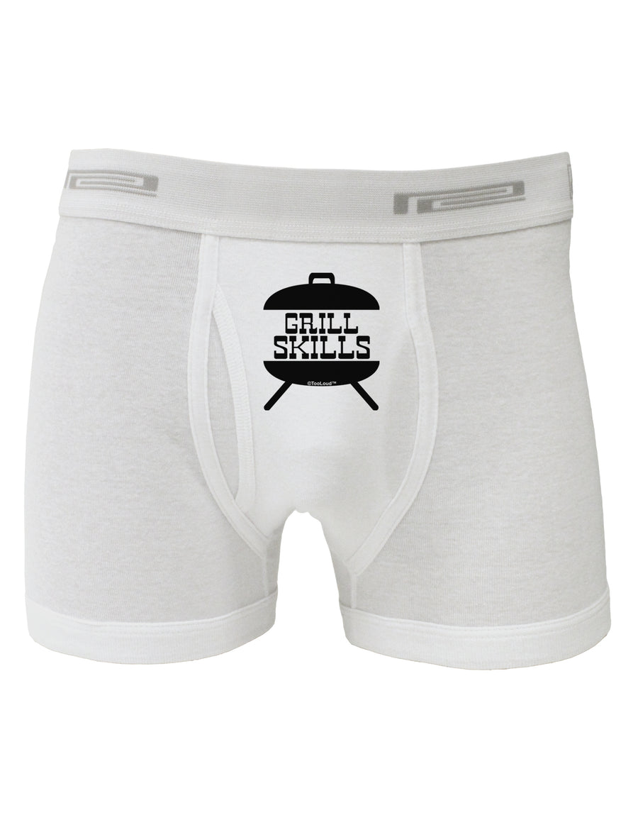 Grill Skills Grill Design Boxer Briefs by TooLoud-Boxer Briefs-TooLoud-White-Small-Davson Sales