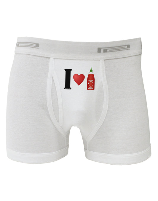 I Heart Sriracha Design Boxer Briefs by TooLoud-Boxer Briefs-TooLoud-White-Small-Davson Sales