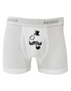 Classy Tophat Mustache Pipe and Monocle Boxer Briefs-Boxer Briefs-TooLoud-White-Small-Davson Sales