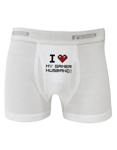 I Heart My Gamer Husband Boxer Briefs-Boxer Briefs-TooLoud-White-Small-Davson Sales