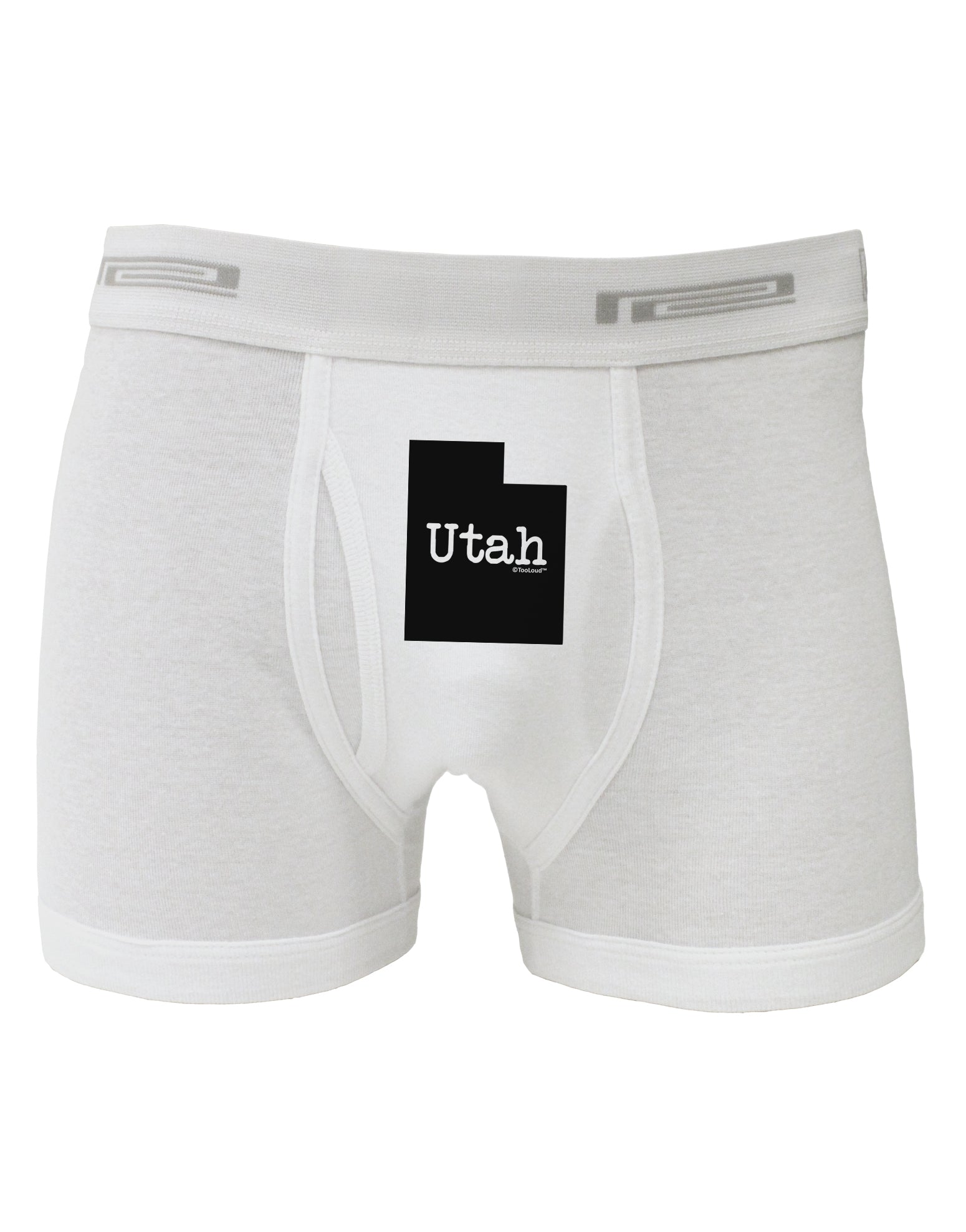 Utah - United States Shape Boxer Briefs by TooLoud-Boxer Briefs-TooLoud-White-Small-Davson Sales