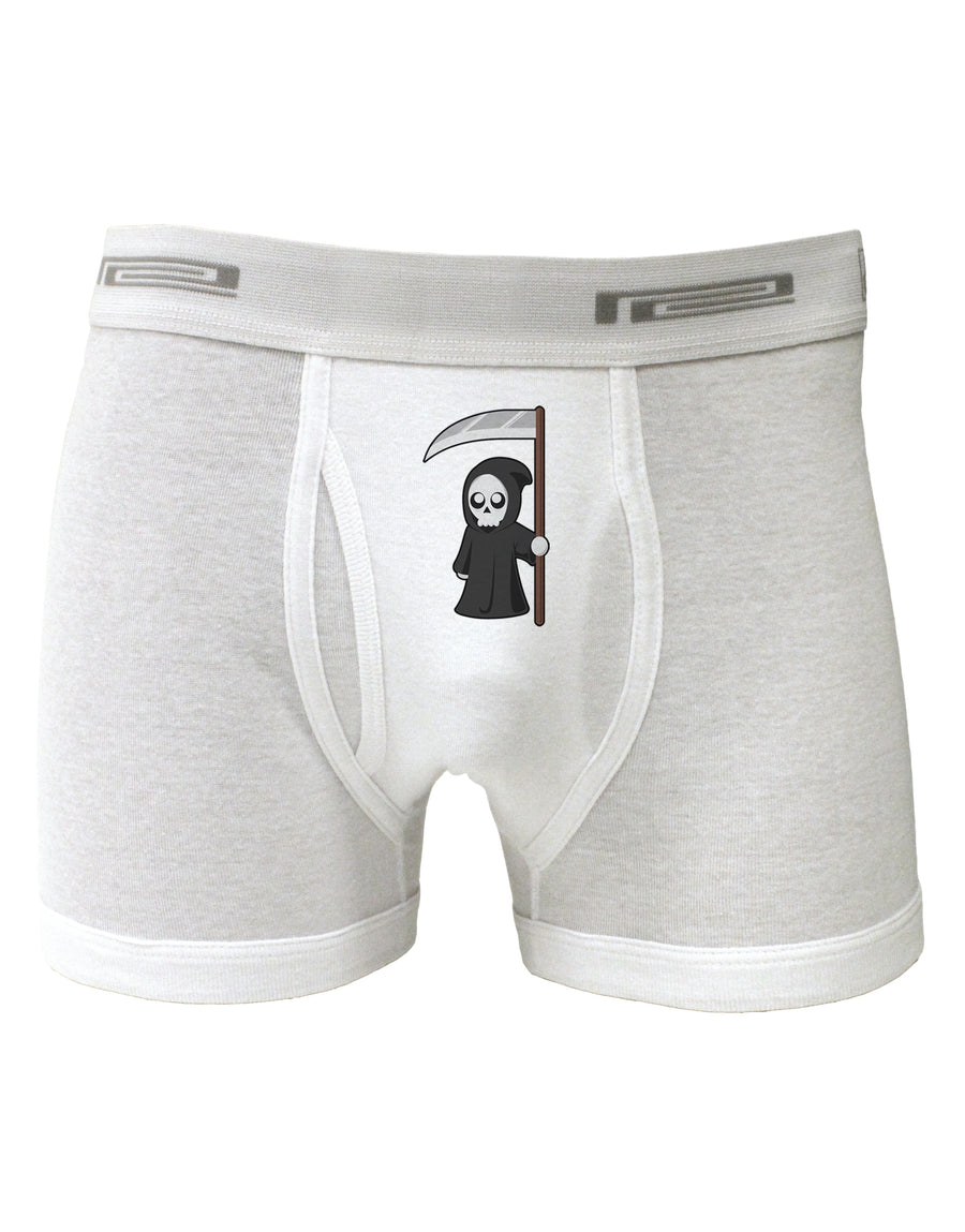 Cute Grim Reaper - Halloween Boxer Briefs-Boxer Briefs-TooLoud-White-Small-Davson Sales