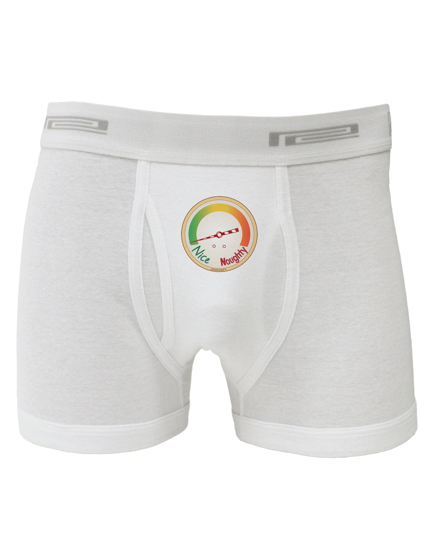 Naughty or Nice Meter Nice Boxer Briefs-Boxer Briefs-TooLoud-White-Small-Davson Sales