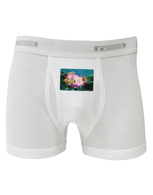 Clownfish Watercolor Boxer Briefs-Boxer Briefs-TooLoud-White-Small-Davson Sales