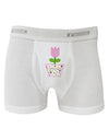 Easter Tulip Design - Pink Boxer Briefs by TooLoud-Boxer Briefs-TooLoud-White-Small-Davson Sales