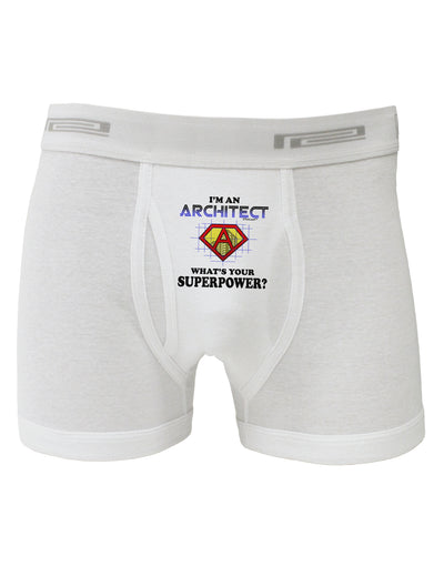 Architect - Superpower Boxer Briefs-Boxer Briefs-TooLoud-White-Small-Davson Sales