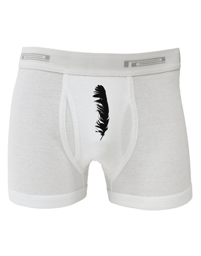 Black Feather Boxer Briefs-Boxer Briefs-TooLoud-White-Small-Davson Sales