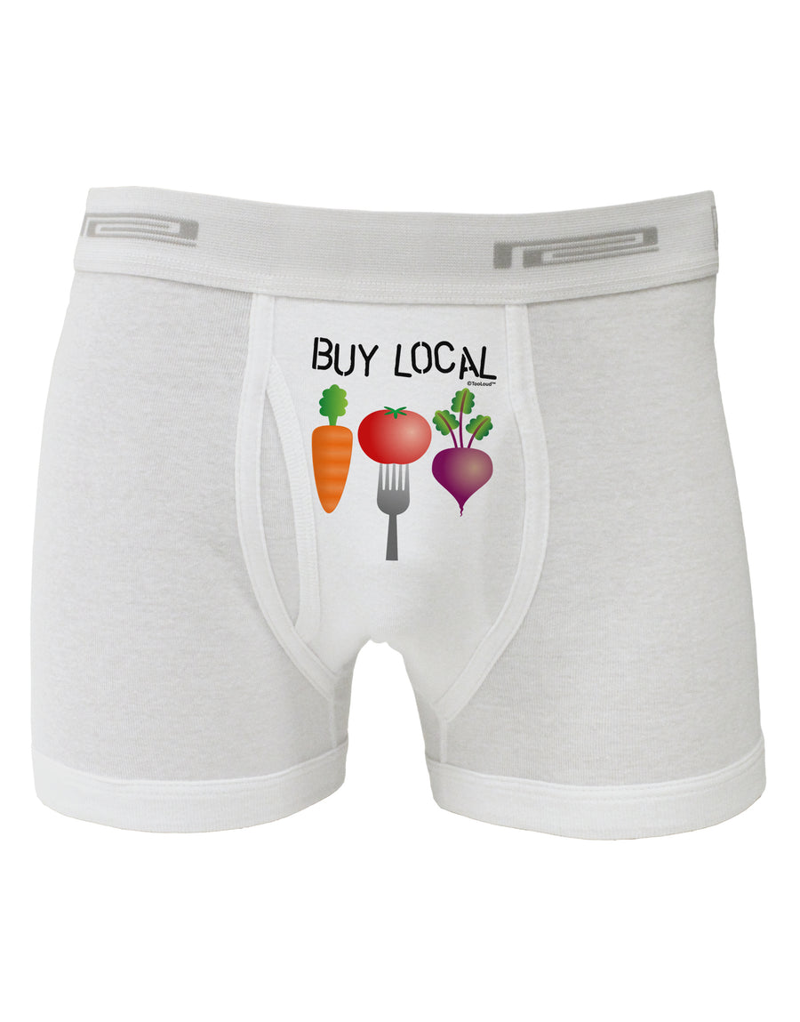 Buy Local - Vegetables Design Boxer Briefs-Boxer Briefs-TooLoud-White-Small-Davson Sales