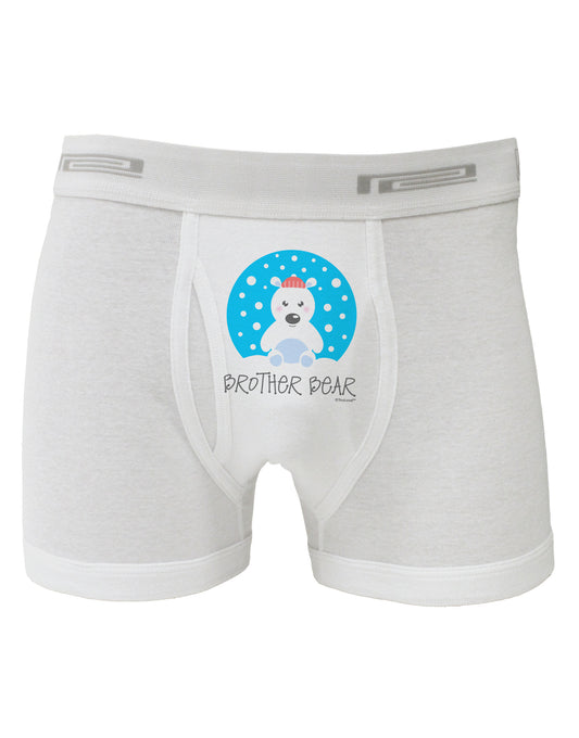 Matching Polar Bear Family - Brother Bear Boxer Briefs by TooLoud-Boxer Briefs-TooLoud-White-Small-Davson Sales