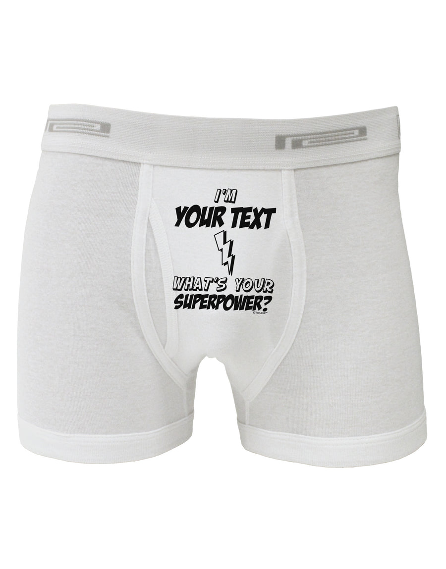 Personalized I'm -Customizable- What's Your Superpower Boxer Briefs-Boxer Briefs-TooLoud-White-Small-Davson Sales