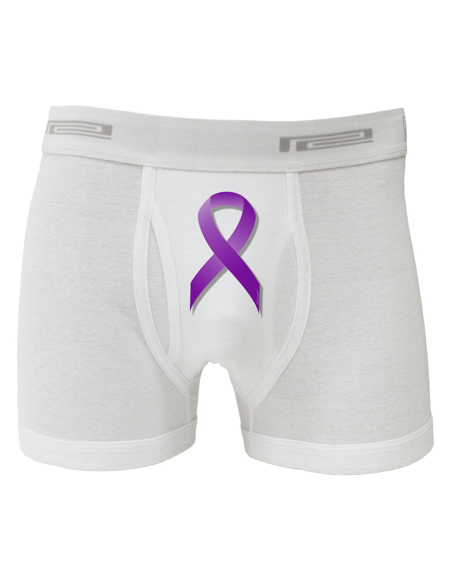 Epilepsy Awareness Ribbon - Purple Boxer Briefs-Boxer Briefs-TooLoud-White-Small-Davson Sales