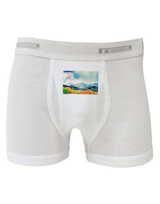 Colorado Mountain Scene Boxer Briefs-Boxer Briefs-TooLoud-White-Small-Davson Sales