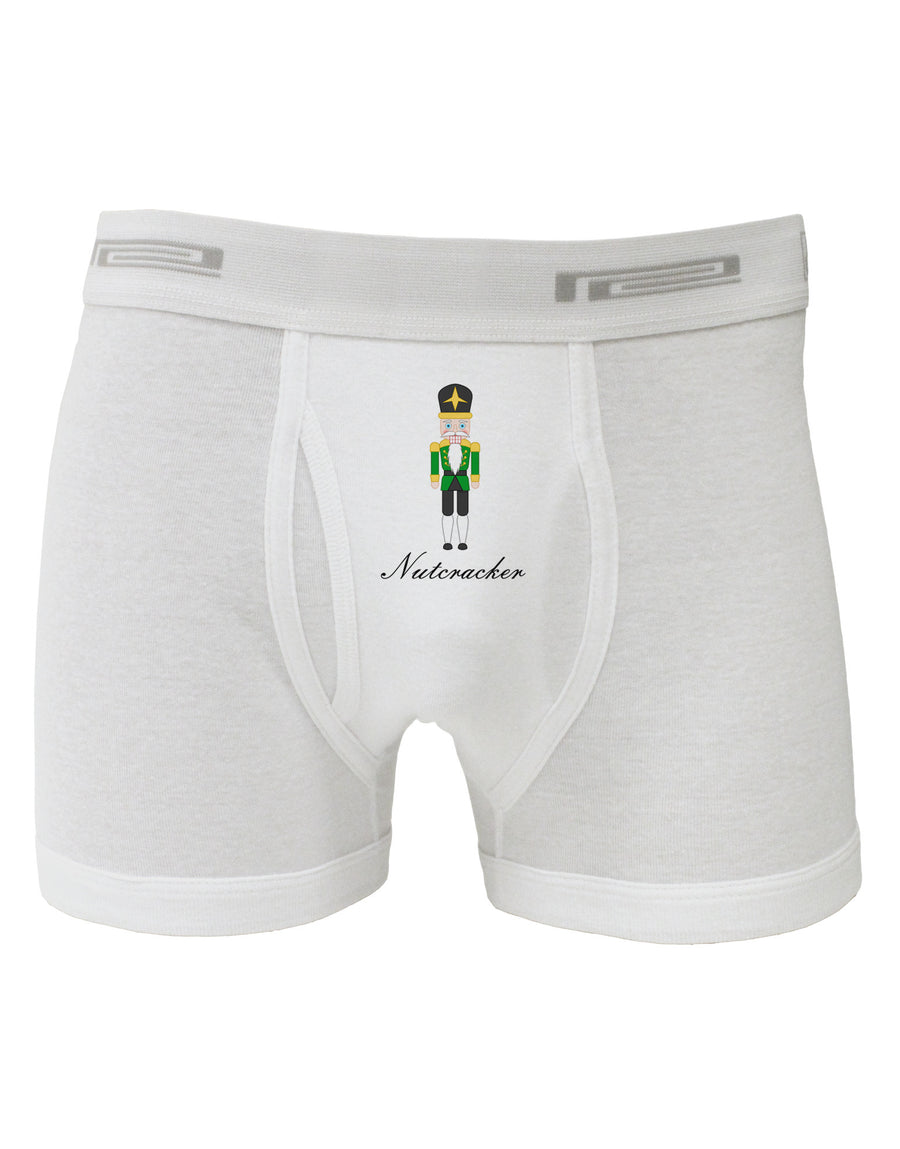 Nutcracker - Green Gold Black Text Boxer Briefs-Boxer Briefs-TooLoud-White-Small-Davson Sales