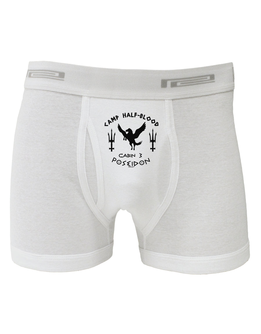 Cabin 3 Poseidon Camp Half Blood Boxer Briefs-Boxer Briefs-TooLoud-White-Small-Davson Sales