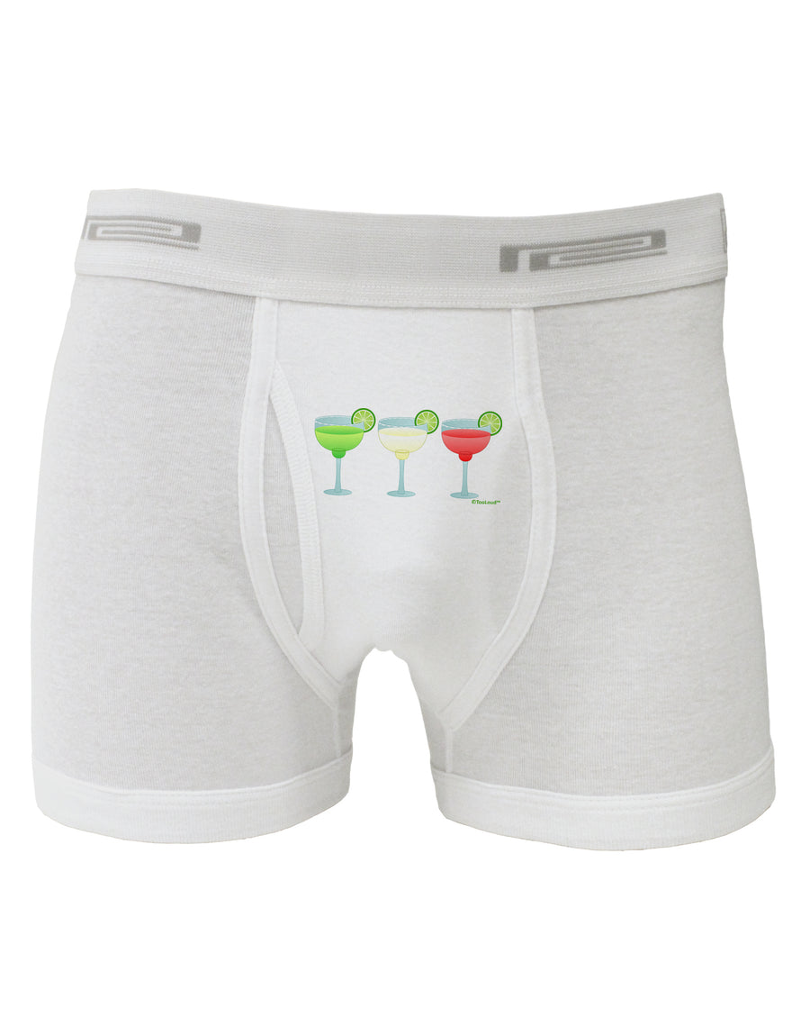 Margaritas - Mexican Flag Colors - Cinco de Mayo Boxer Briefs by TooLoud-Boxer Briefs-TooLoud-White-Small-Davson Sales