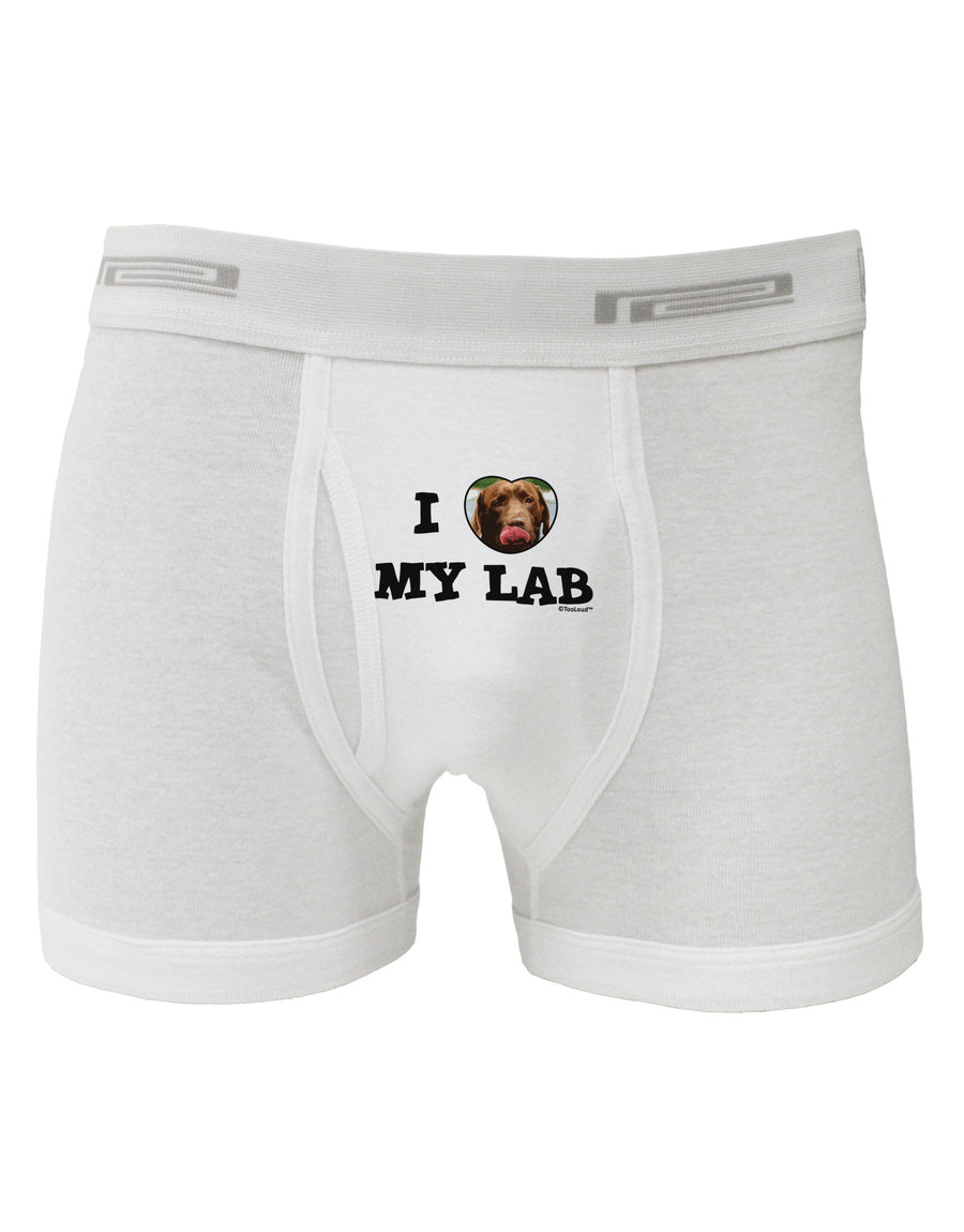 I Heart My Lab Boxer Briefs-Boxer Briefs-TooLoud-White-Small-Davson Sales