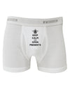 Keep Calm and Open Presents Christmas Boxer Briefs-Boxer Briefs-TooLoud-White-Small-Davson Sales