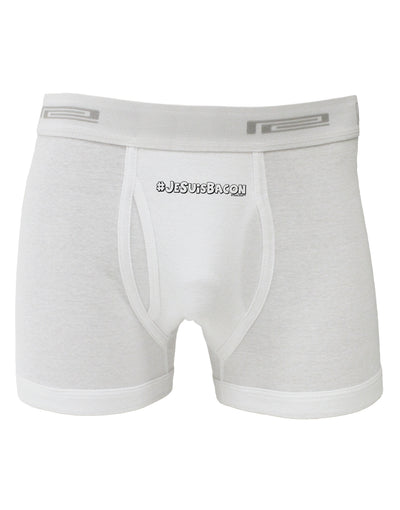 Hashtag JeSuisBacon Deco Boxer Briefs-Boxer Briefs-TooLoud-White-Small-Davson Sales