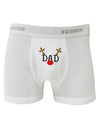 Matching Family Christmas Design - Reindeer - Dad Boxer Briefs by TooLoud-Boxer Briefs-TooLoud-White-Small-Davson Sales