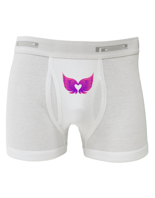Cute Angel Wings Pair Heart Boxer Briefs-Boxer Briefs-TooLoud-White-Small-Davson Sales
