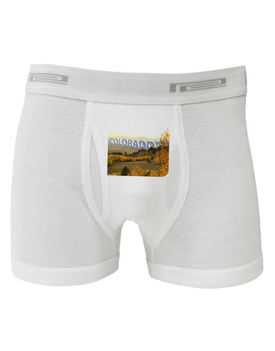 Colorado Postcard Gentle Sunrise Boxer Briefs by-Boxer Briefs-TooLoud-White-Small-Davson Sales