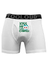 Kiss Me I'm Chirish Boxer Briefs by TooLoud-Boxer Briefs-TooLoud-White-Small-Davson Sales