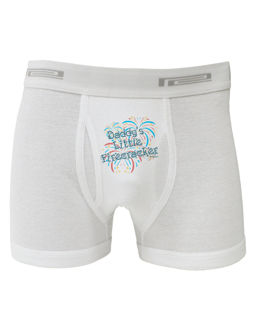 Daddy's Little Firecracker Boxer Briefs-Boxer Briefs-TooLoud-White-Small-Davson Sales