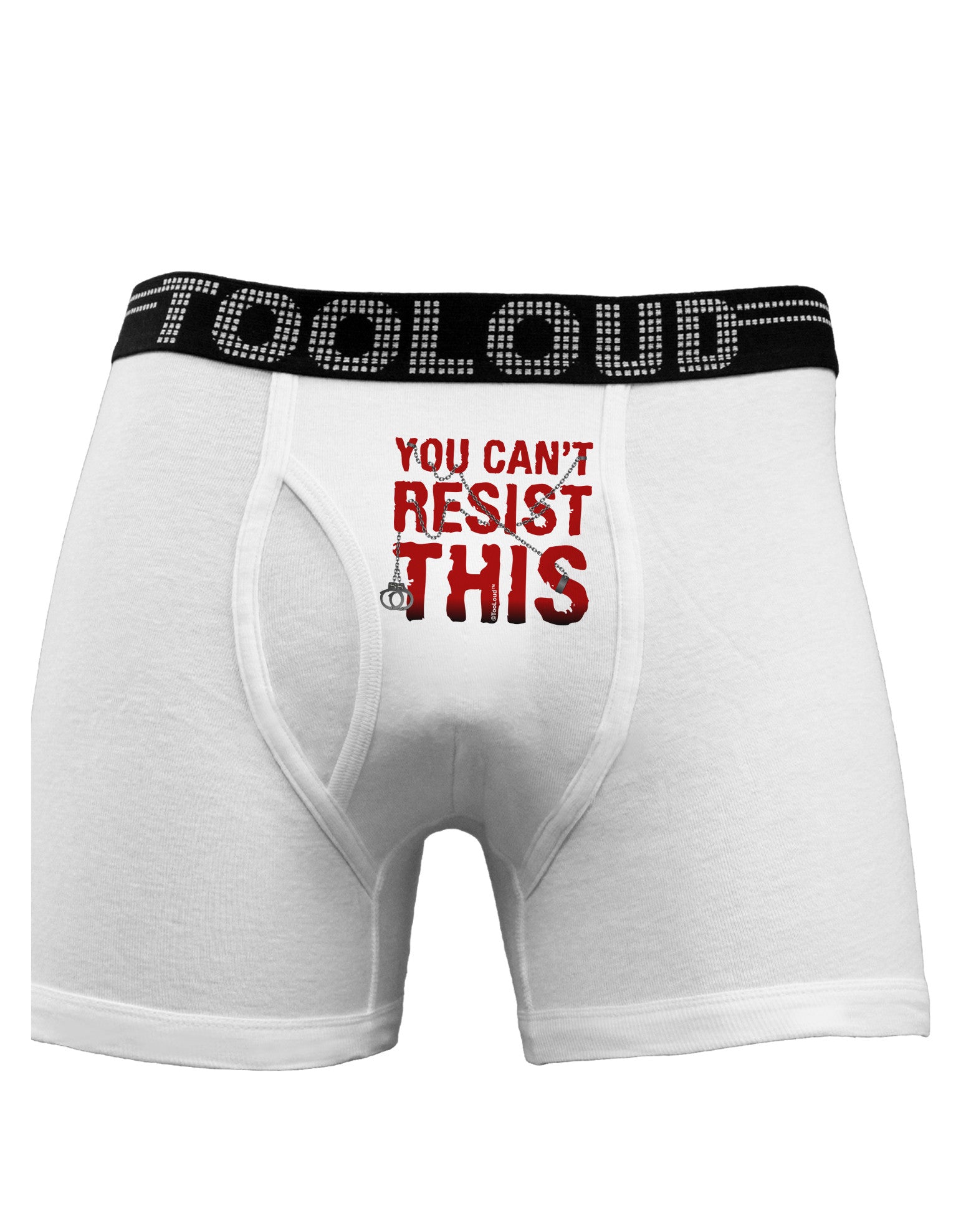 You Can't Resist This Boxer Briefs-Boxer Briefs-TooLoud-White-Small-Davson Sales