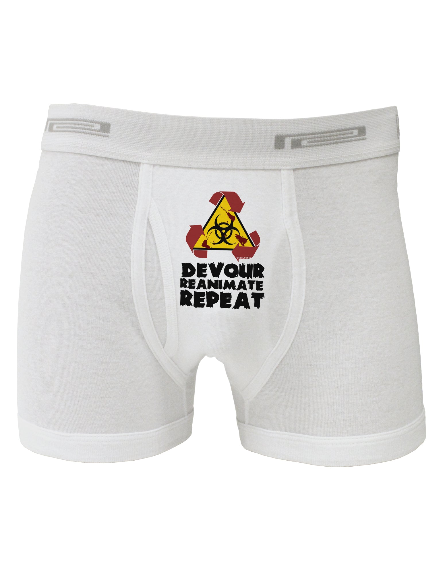 Devour Reanimate Repeat Boxer Briefs by TooLoud-Boxer Briefs-TooLoud-White-Small-Davson Sales