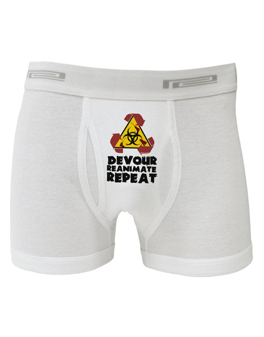 Devour Reanimate Repeat Boxer Briefs by TooLoud-Boxer Briefs-TooLoud-White-Small-Davson Sales