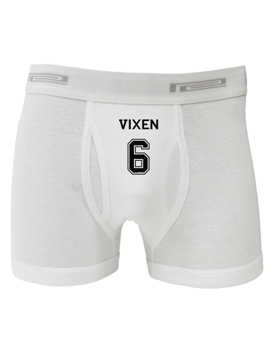 Reindeer Jersey - Vixen 6 Boxer Briefs-Boxer Briefs-TooLoud-White-Small-Davson Sales