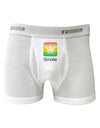 iSmoke Logo - Marijuana Leaf Boxer Briefs-Boxer Briefs-TooLoud-White-Small-Davson Sales