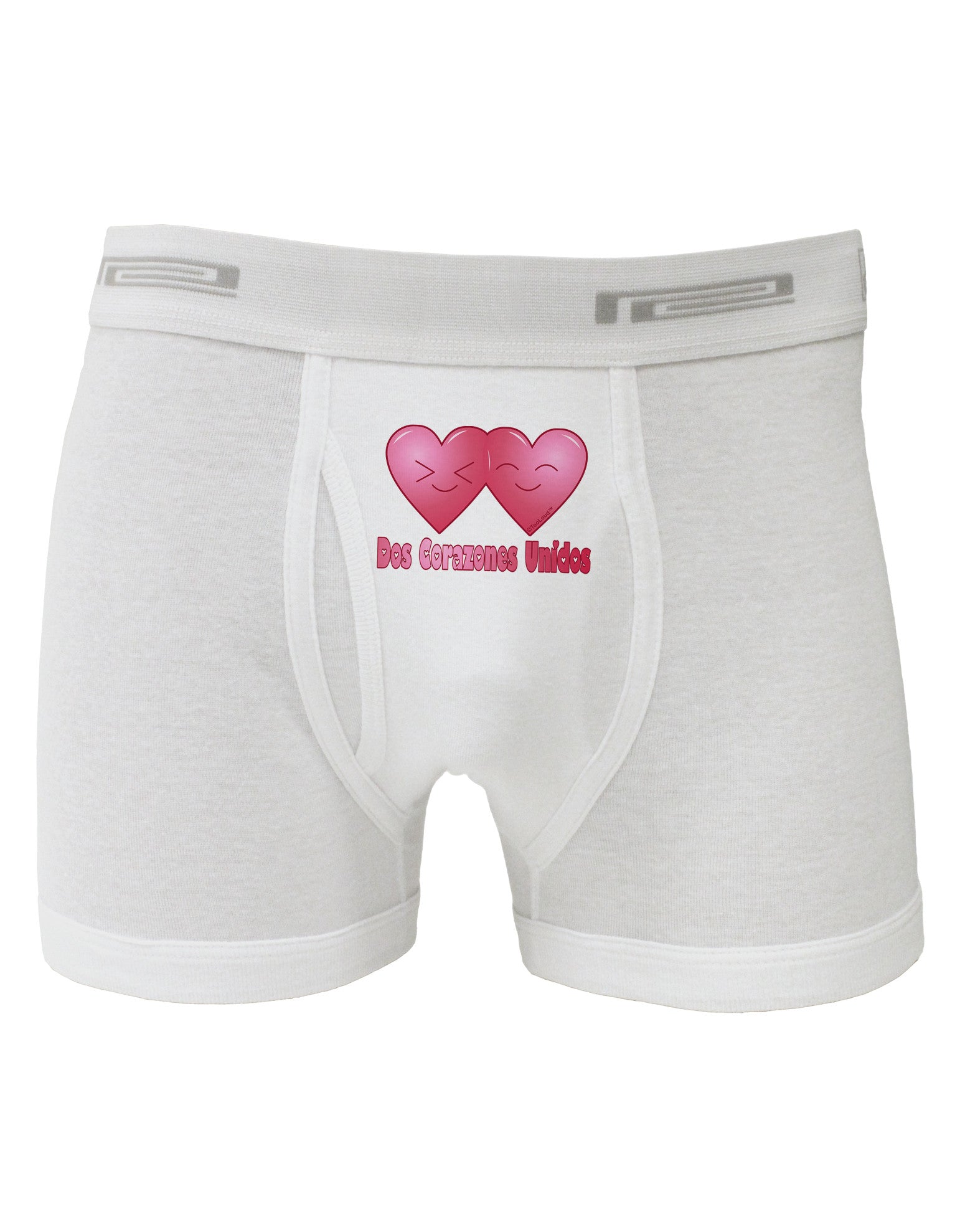 Dos Corazones Unidos Design Boxer Briefs by TooLoud-Boxer Briefs-TooLoud-White-Small-Davson Sales