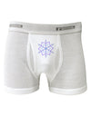 Snowflake Star Christmas Boxer Briefs-Boxer Briefs-TooLoud-White-Small-Davson Sales