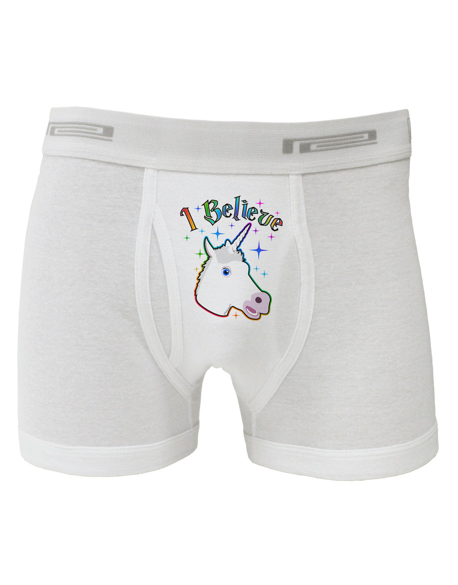 I Believe in Unicorns Boxer Briefs-Boxer Briefs-TooLoud-White-Small-Davson Sales