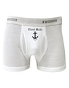 Ship First Mate Nautical Anchor Boating Boxer Briefs-Boxer Briefs-TooLoud-White-Small-Davson Sales