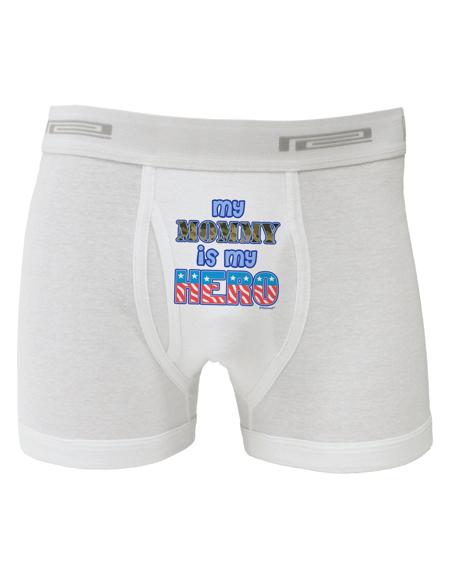 My Mommy is My Hero - Boxer Briefs by TooLoud-Boxer Briefs-TooLoud-White-Small-Davson Sales