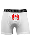 Skull Flag Canada Boxer Briefs-Boxer Briefs-TooLoud-White-Small-Davson Sales