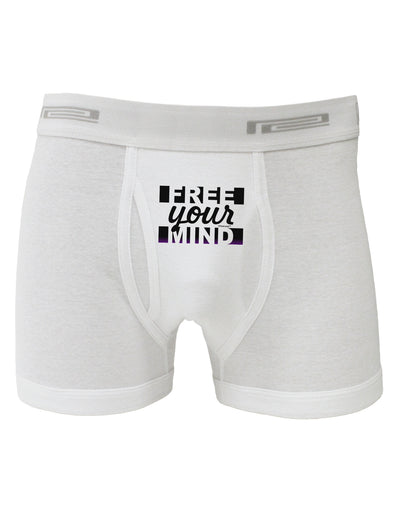 Free Your Mind Text Boxer Briefs-Boxer Briefs-TooLoud-White-Small-Davson Sales