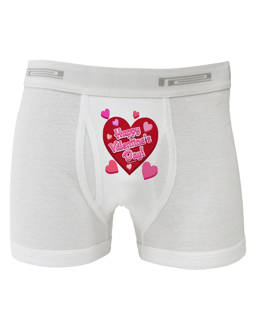 Happy Valentine's Day Romantic Hearts Boxer Briefs-Boxer Briefs-TooLoud-White-Small-Davson Sales