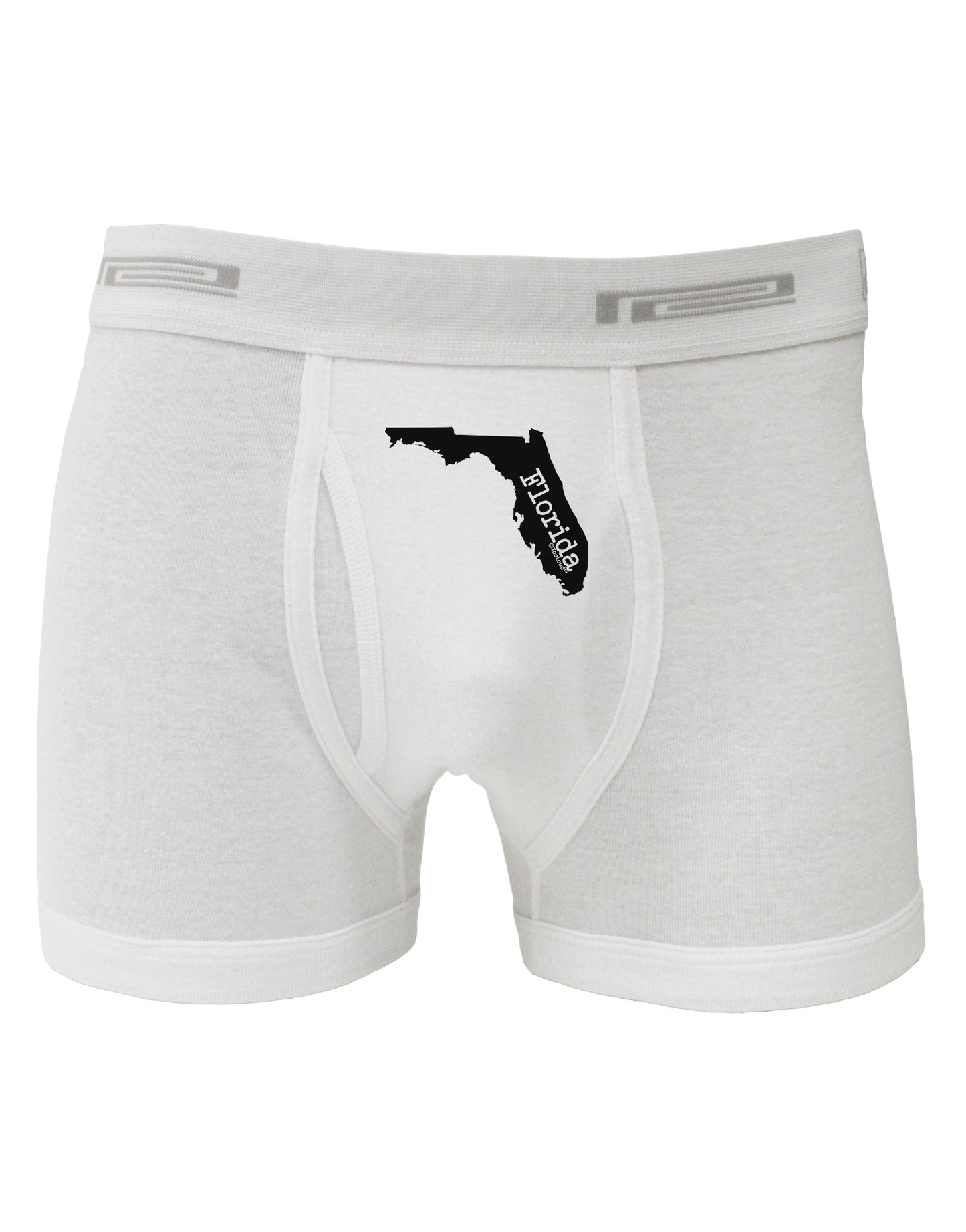 Florida - United States Shape Boxer Briefs by TooLoud-Boxer Briefs-TooLoud-White-Small-Davson Sales