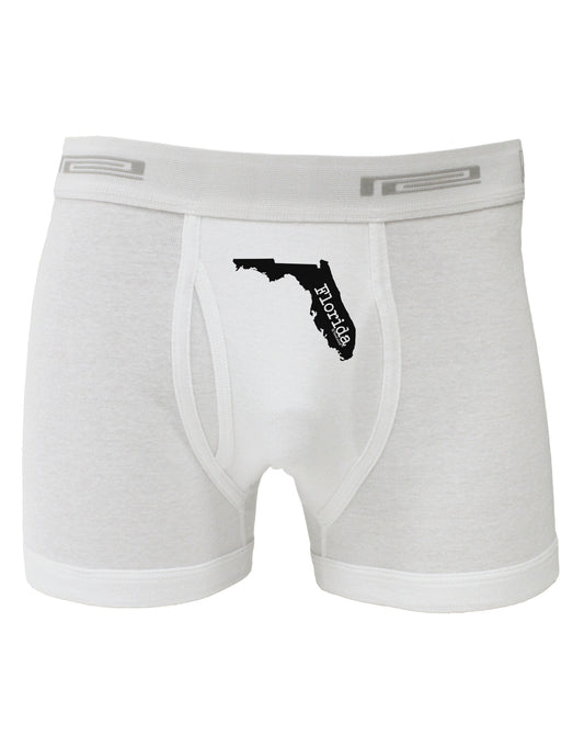 Florida - United States Shape Boxer Briefs by TooLoud-Boxer Briefs-TooLoud-White-Small-Davson Sales