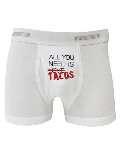 All You Need Is Tacos Boxer Briefs-Boxer Briefs-TooLoud-White-Small-Davson Sales