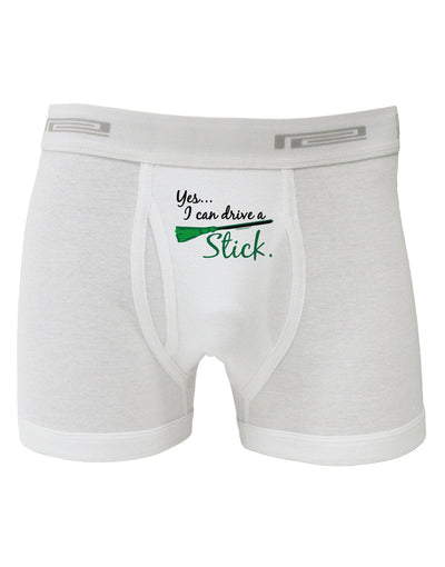 Drive Stick Green Boxer Briefs-Boxer Briefs-TooLoud-White-Small-Davson Sales