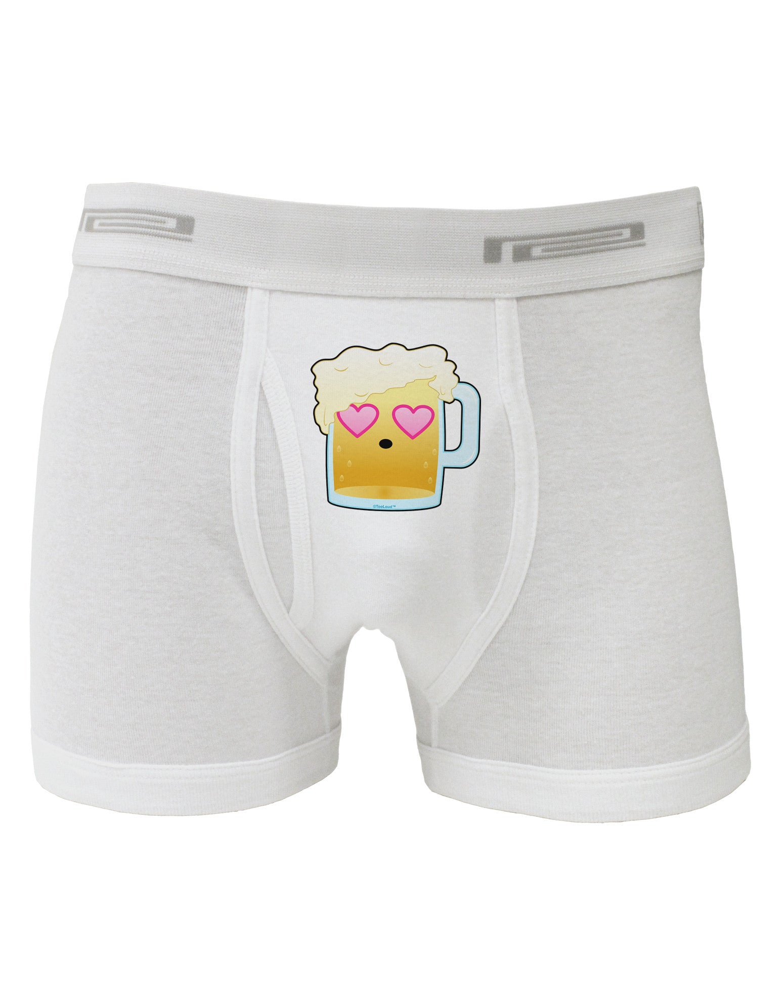Cute Infatuated Beer Boxer Briefs by TooLoud-Boxer Briefs-TooLoud-White-Small-Davson Sales