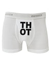 THOT Bold Text Boxer Briefs-Boxer Briefs-TooLoud-White-Small-Davson Sales