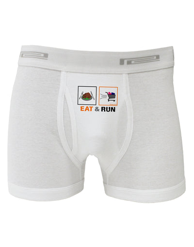 Eat & Run Black Friday Boxer Briefs-Boxer Briefs-TooLoud-White-Small-Davson Sales